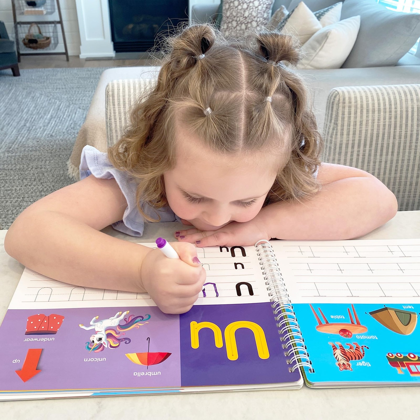 Preschool Learning Activities, 52 Pages, Tracing Books for Ages 3-5, Kinderga…