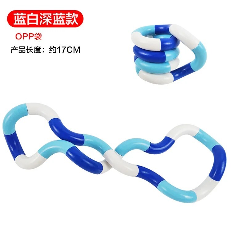 Genuine Tangle Classic Junior Highly Tactile Fidget Stress Kids Toy ASD Hand Toy