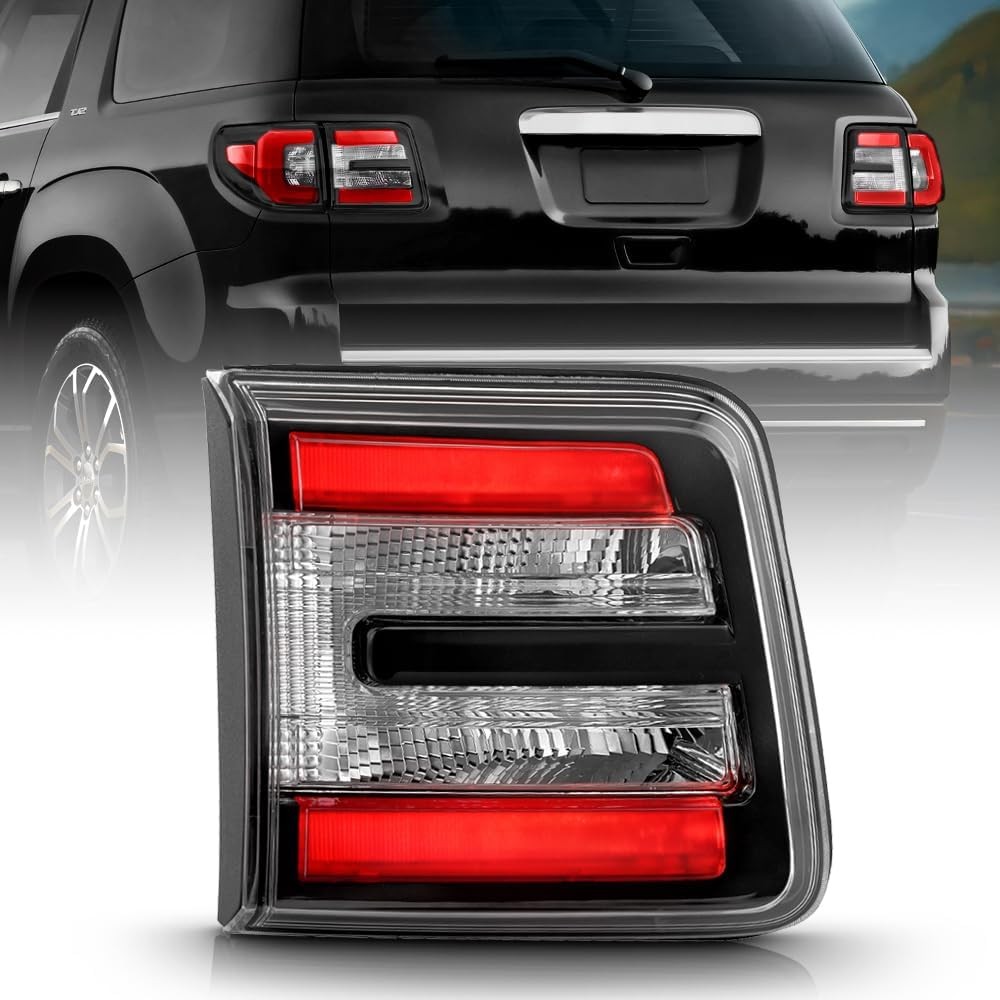 13-16 GMC Acadia LED Tail Light Inner Left Driver Rear GM2802107 Black OE-Type