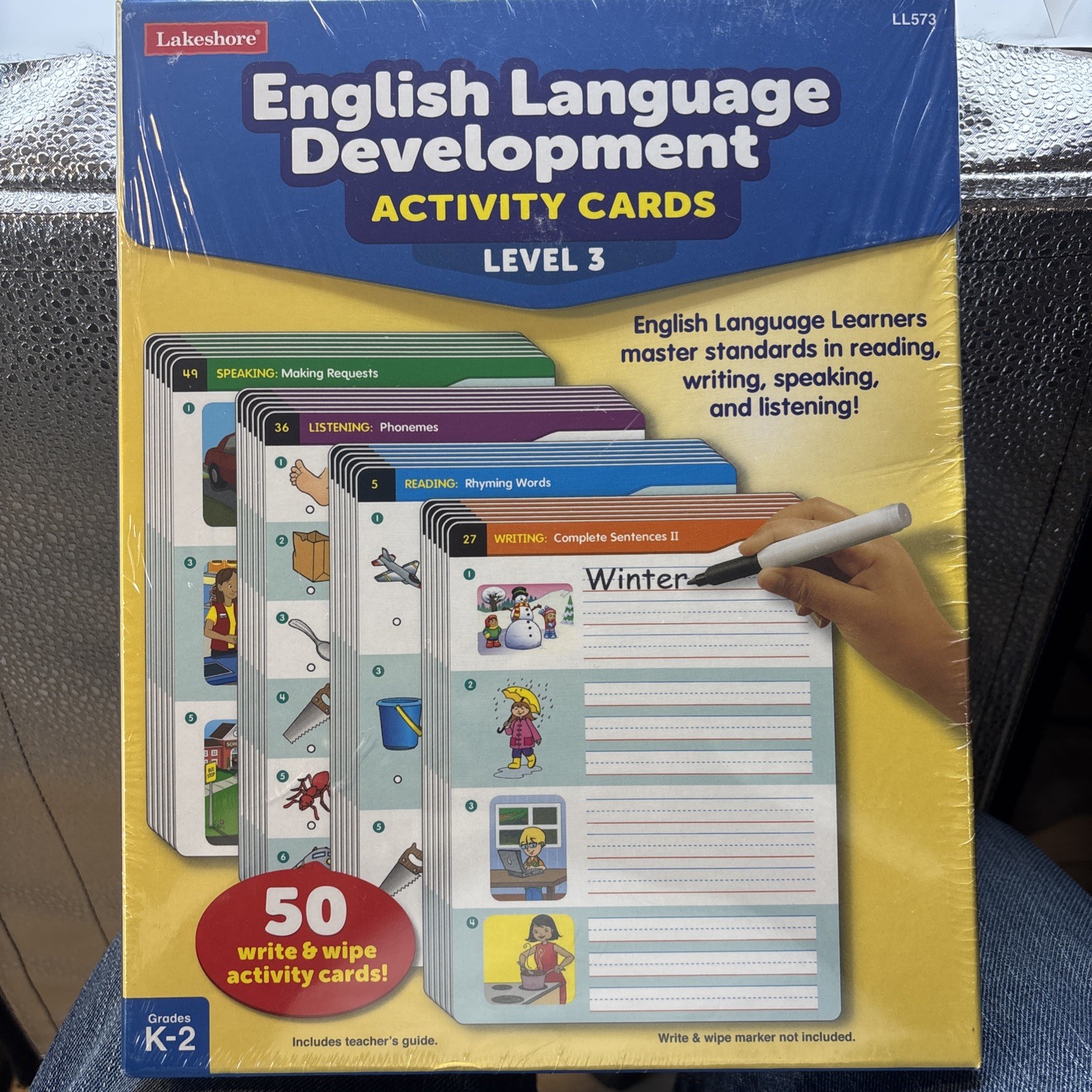 Lakeshore English Language Development Activity Cards Level 3, Grades K-2, Alph…