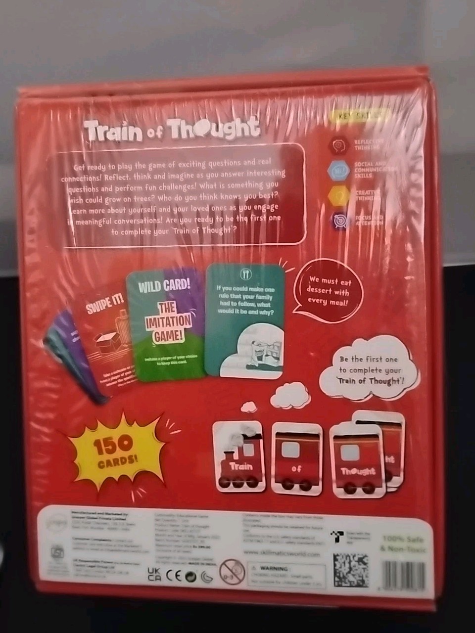 Skillmatics Train of Thought Card Game Family Game for 6-99 Years New Sealed Box