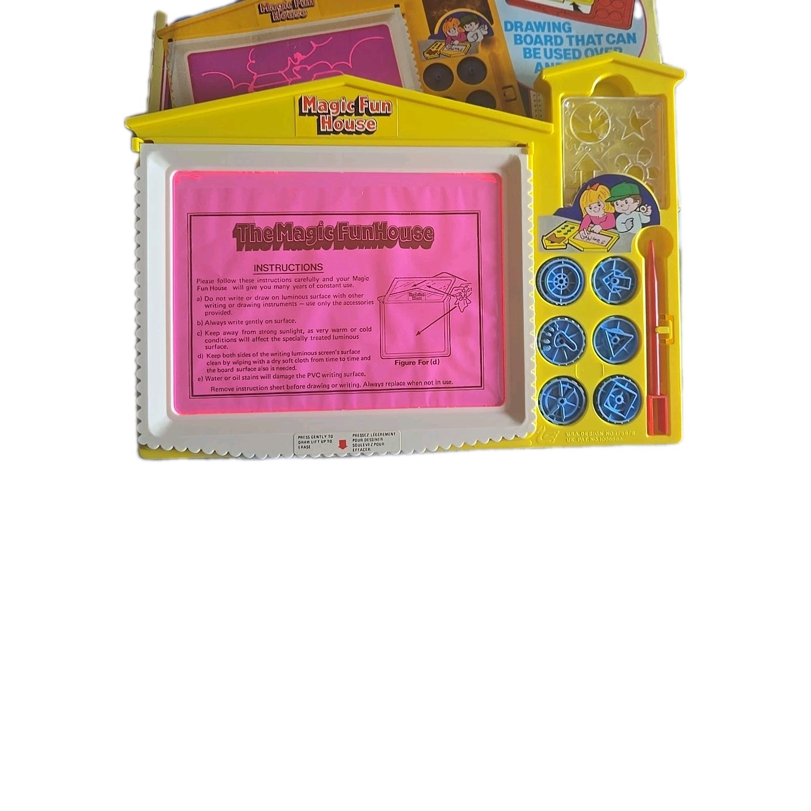 Vintage Magic Fun House Drawing Board 1980s