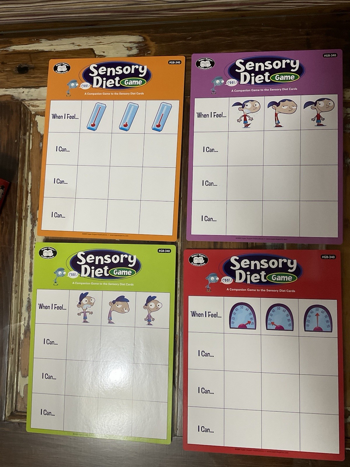 Super Duper Sensory Diet BINGO and BOOK bundle ——FREE SHIPPING