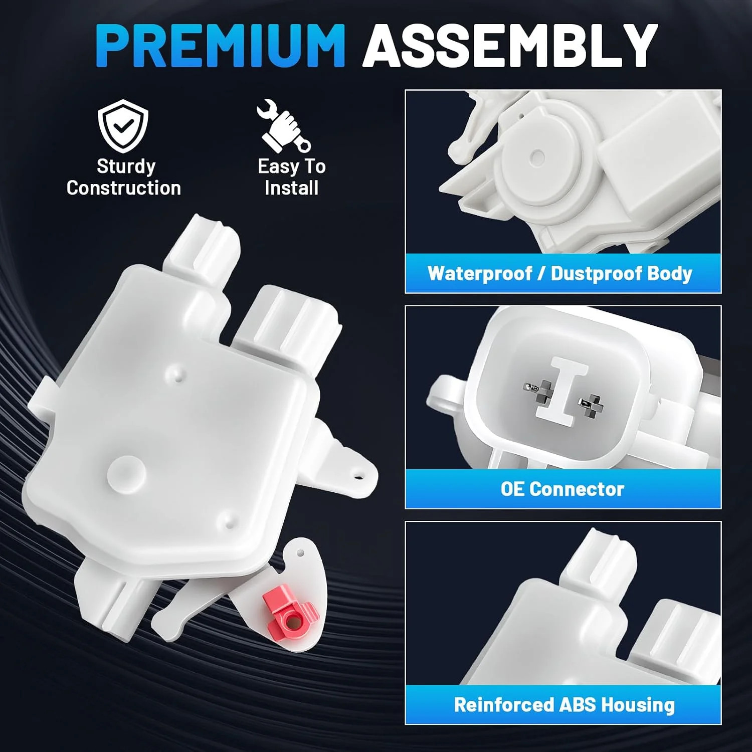 Door Lock Actuator Driver Side Front Left Door Latch Assembly Compatible with Ho