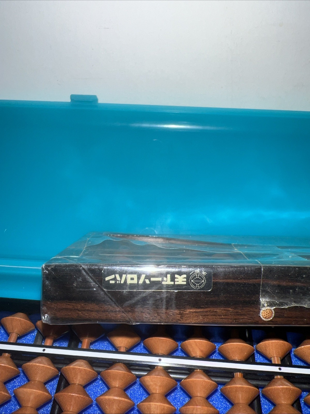 2 Maruichi Abacus Soroban 23 & 13 digits One-Touch Wooden +Inlays+Case