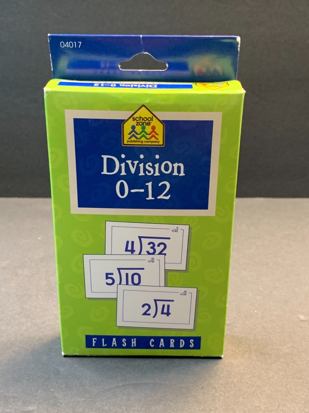 School Zone Math Division Flash Cards Complete Set