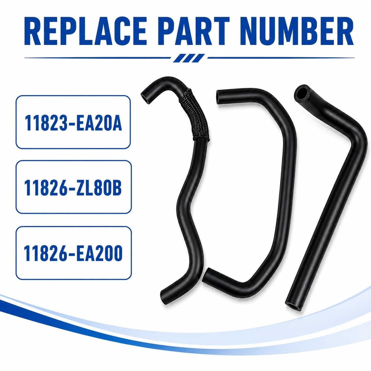 3PCS Breather Hoses Kit for Frontier Pathfinder Xterra Replace 11823-EA20A | …
