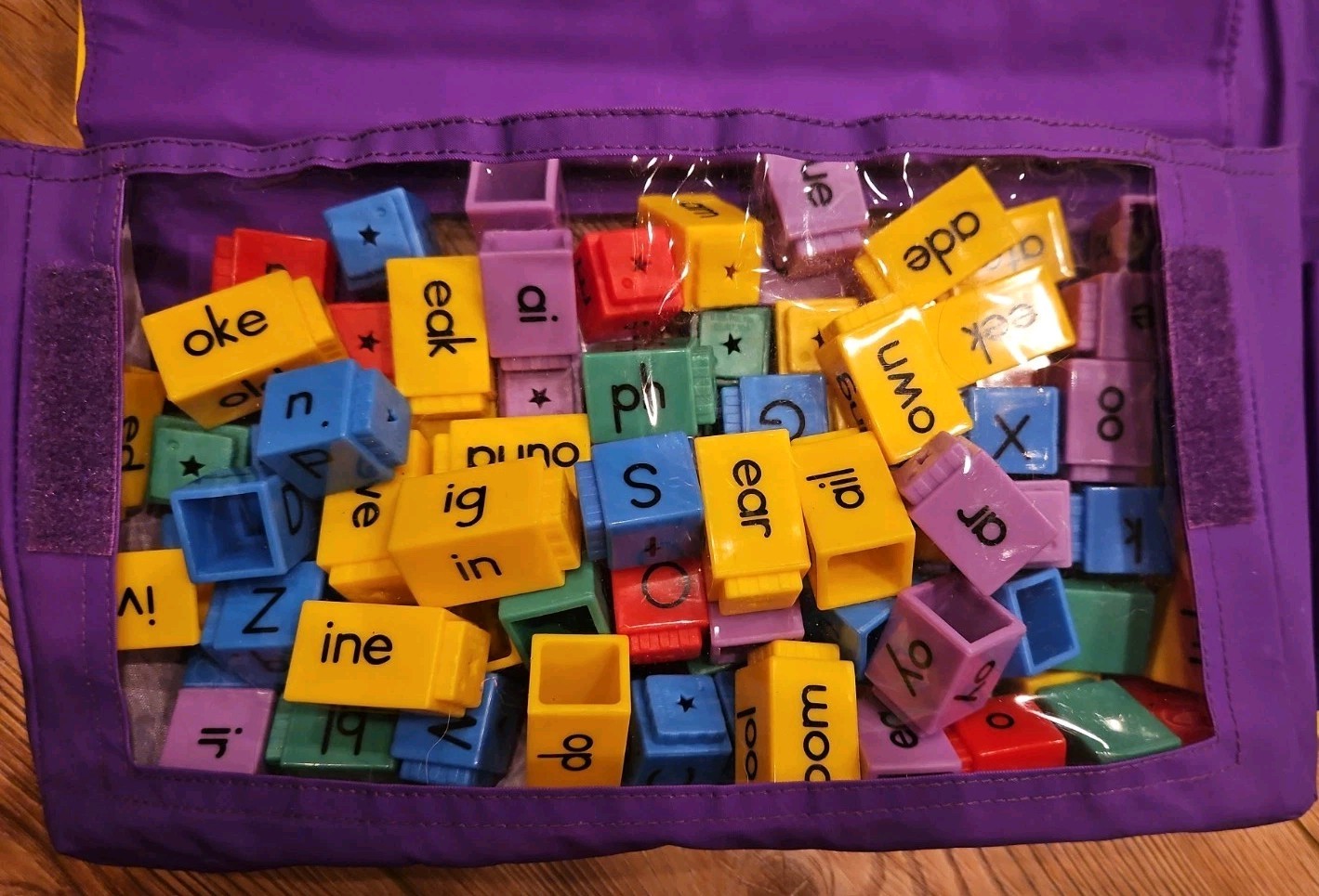 Learning Resources Phonics Activity Set Reading Rods Word Building Purple Kit