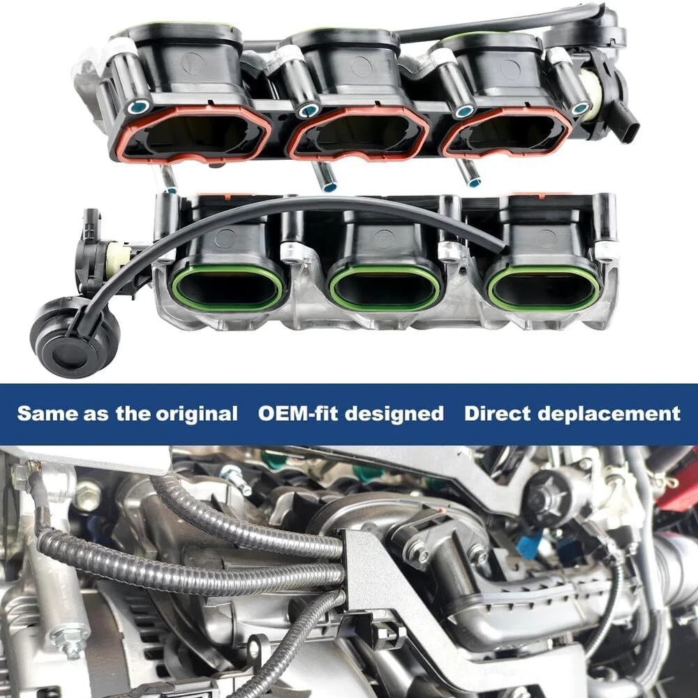 Intake Manifold Compatible with Audi S4 S5 A6 A7 Q5 Q7 V6 3.0 TSI 2010-2016 Left