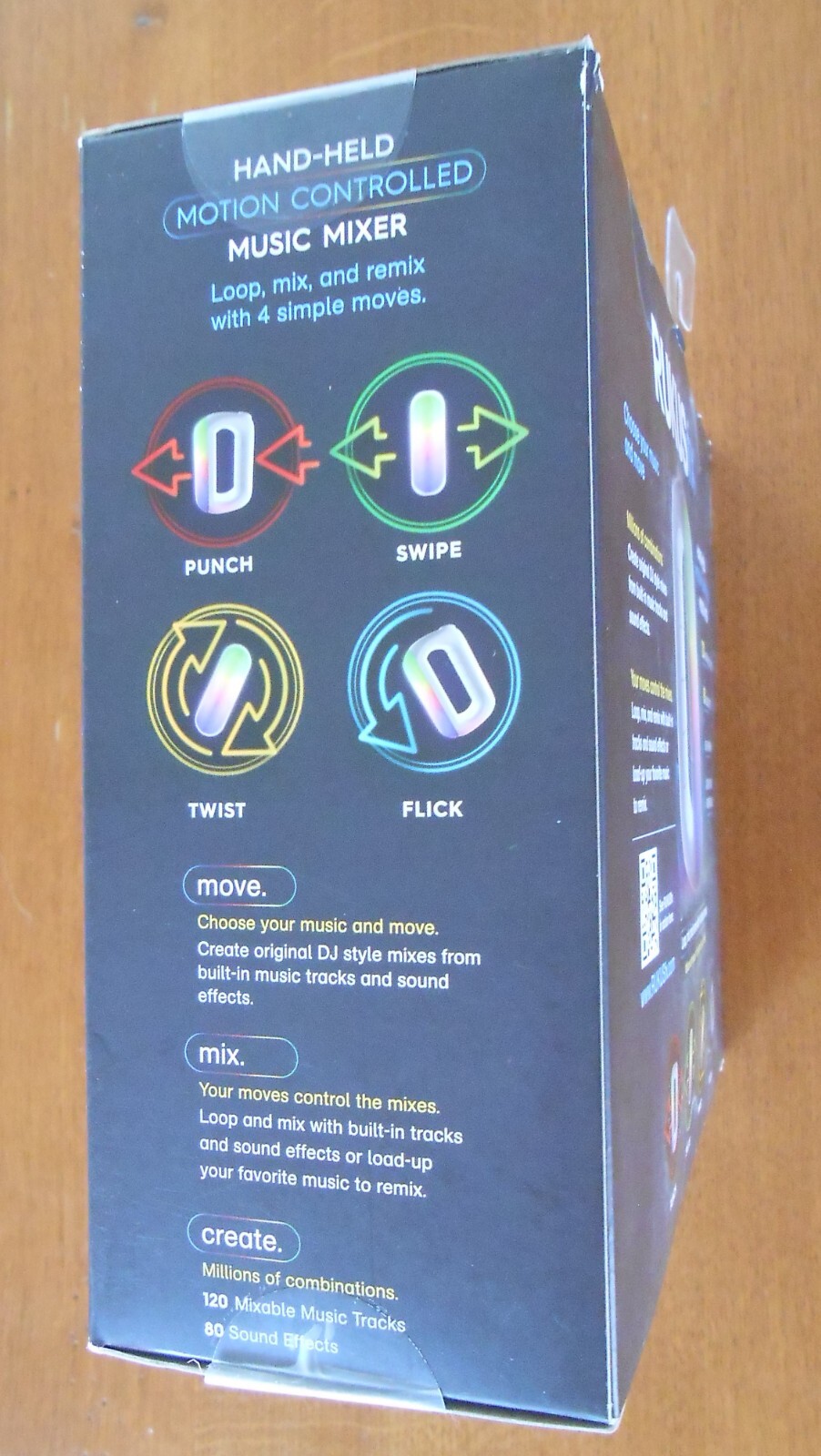 RUKUS fx Handheld Motion Controlled Electronic Music Mixer By Just Play