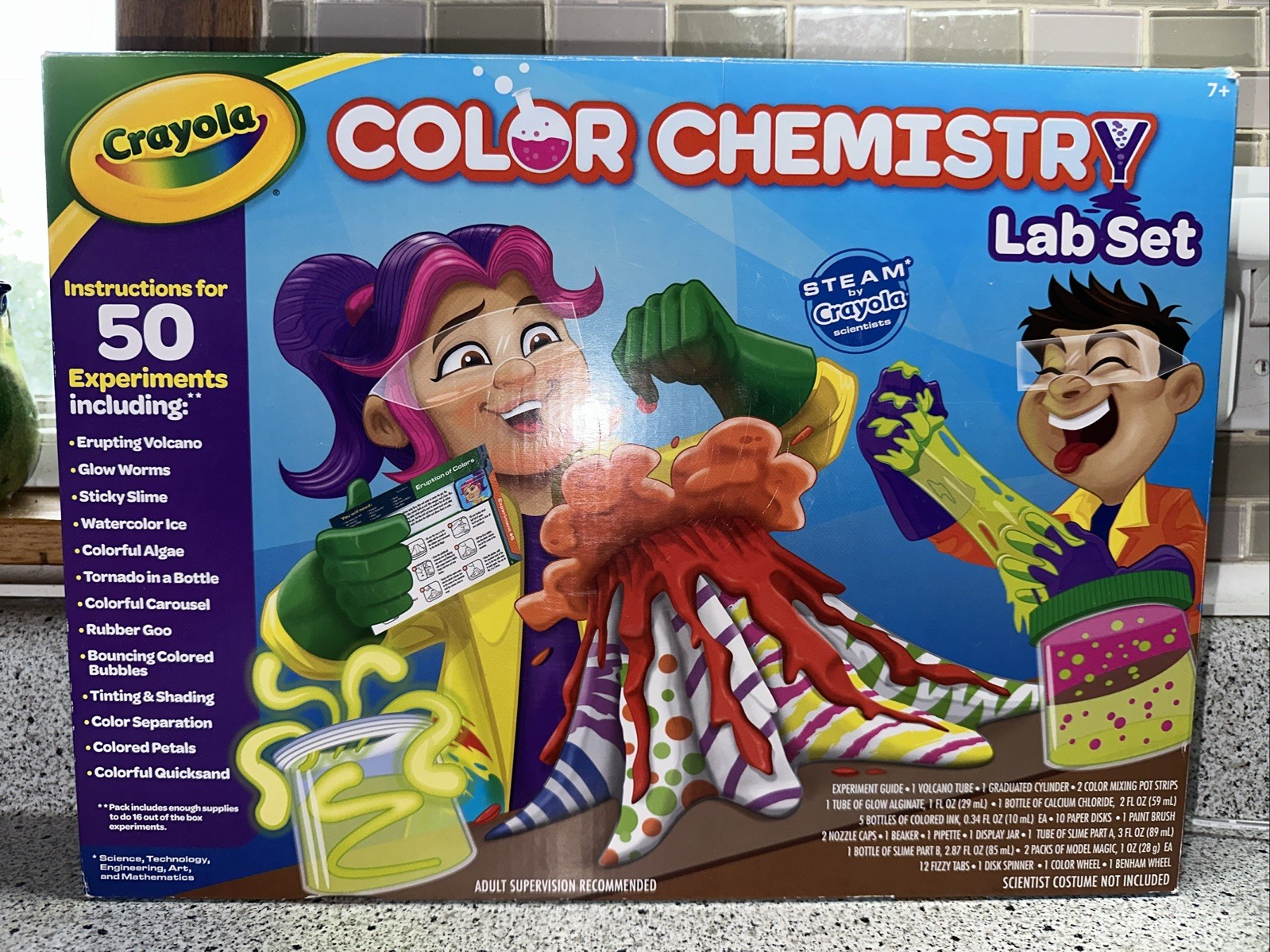 Crayola Color Chemistry Lab Set Instructions For 50 Experiments New in Open Box