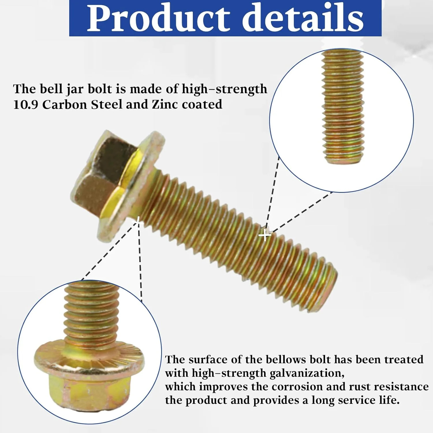 12 Pcs 551652 Bell Housing Bolts Set Kit – Compatible with LS/LT Engine