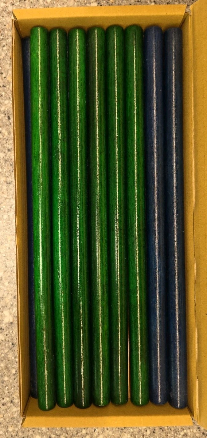 Lakeshore Rhythm Sticks Activity Kit 24 Wooden In 4 Colors JC13 Complete