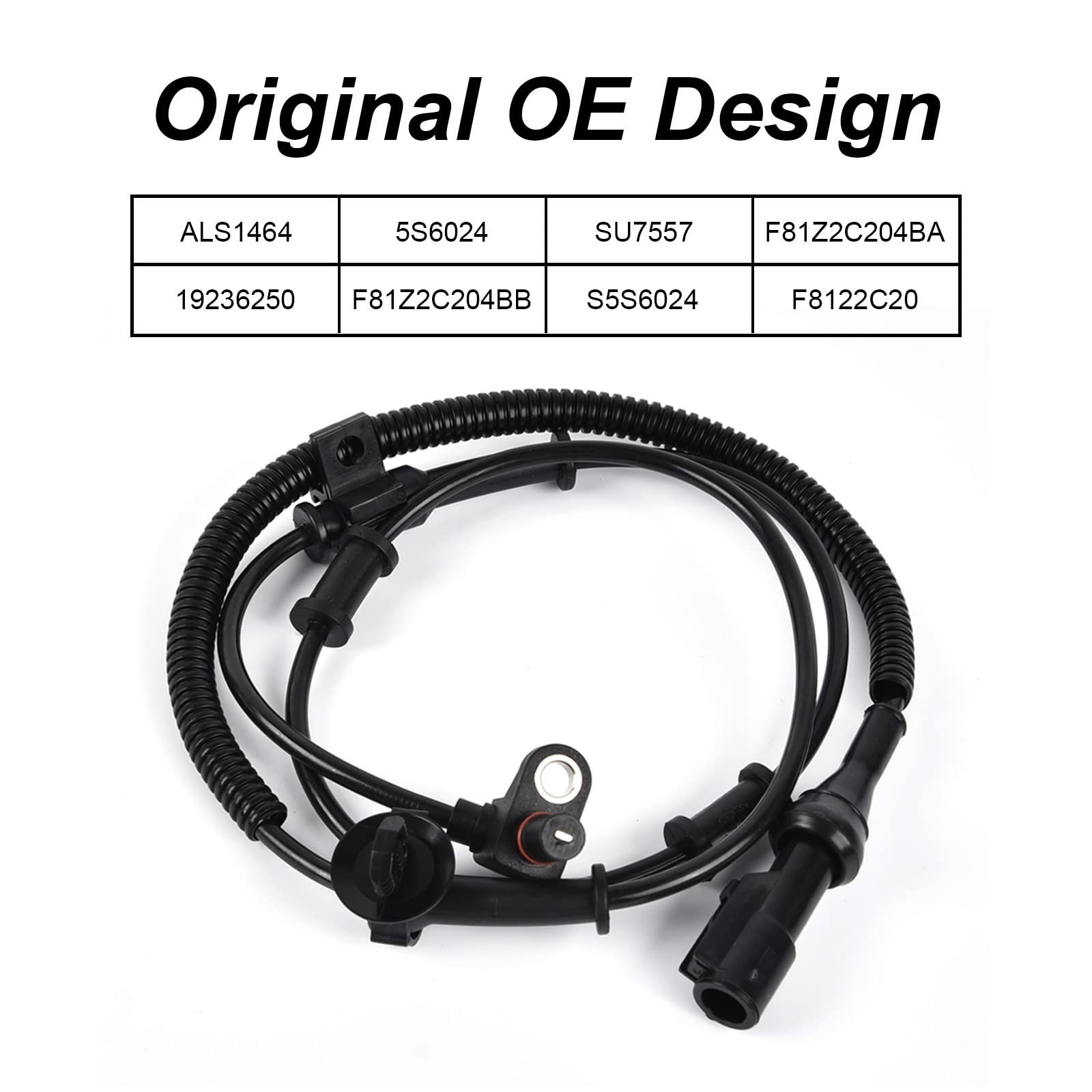 SPEEDWOW 2Pcs ABS Wheel Speed Sensor Front Left Right for Ford Excursion (200…