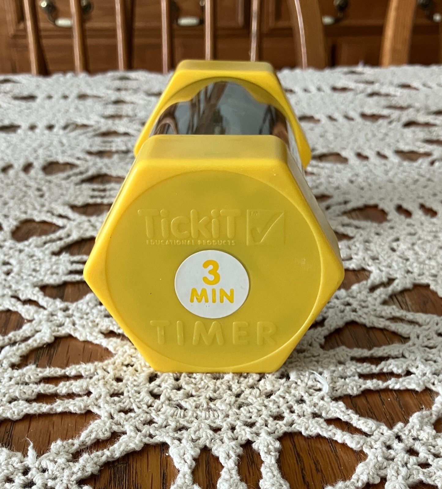 Tickitz Educational Products 3 Minute Yellow Sand Timer