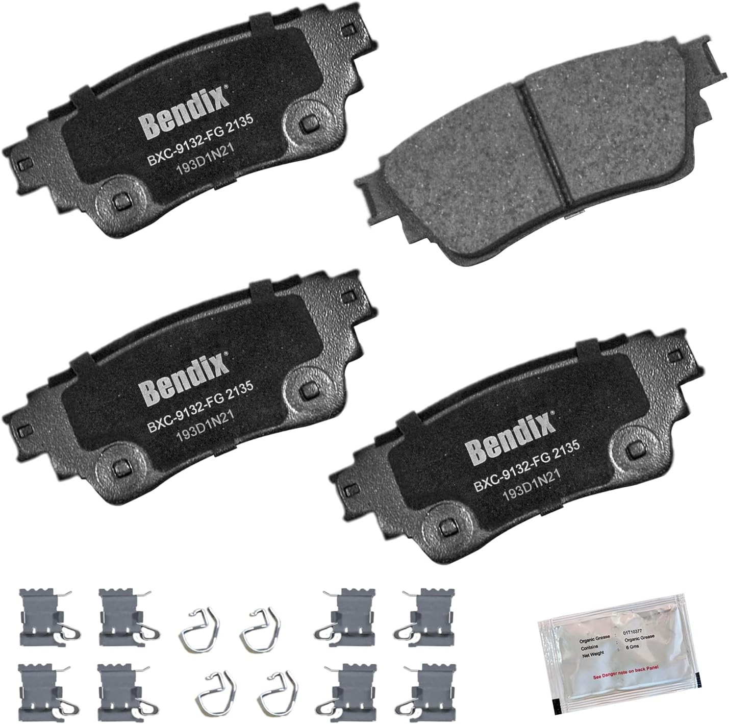 Bendix Priority 1 Ceramic Brake Pads Set For Mitsubishi Eclipse Outlander 80 …