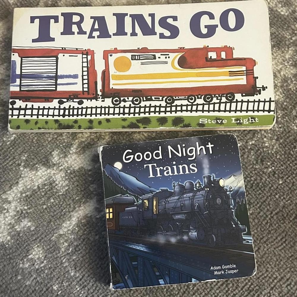 Scholastic Train Themed Board Books