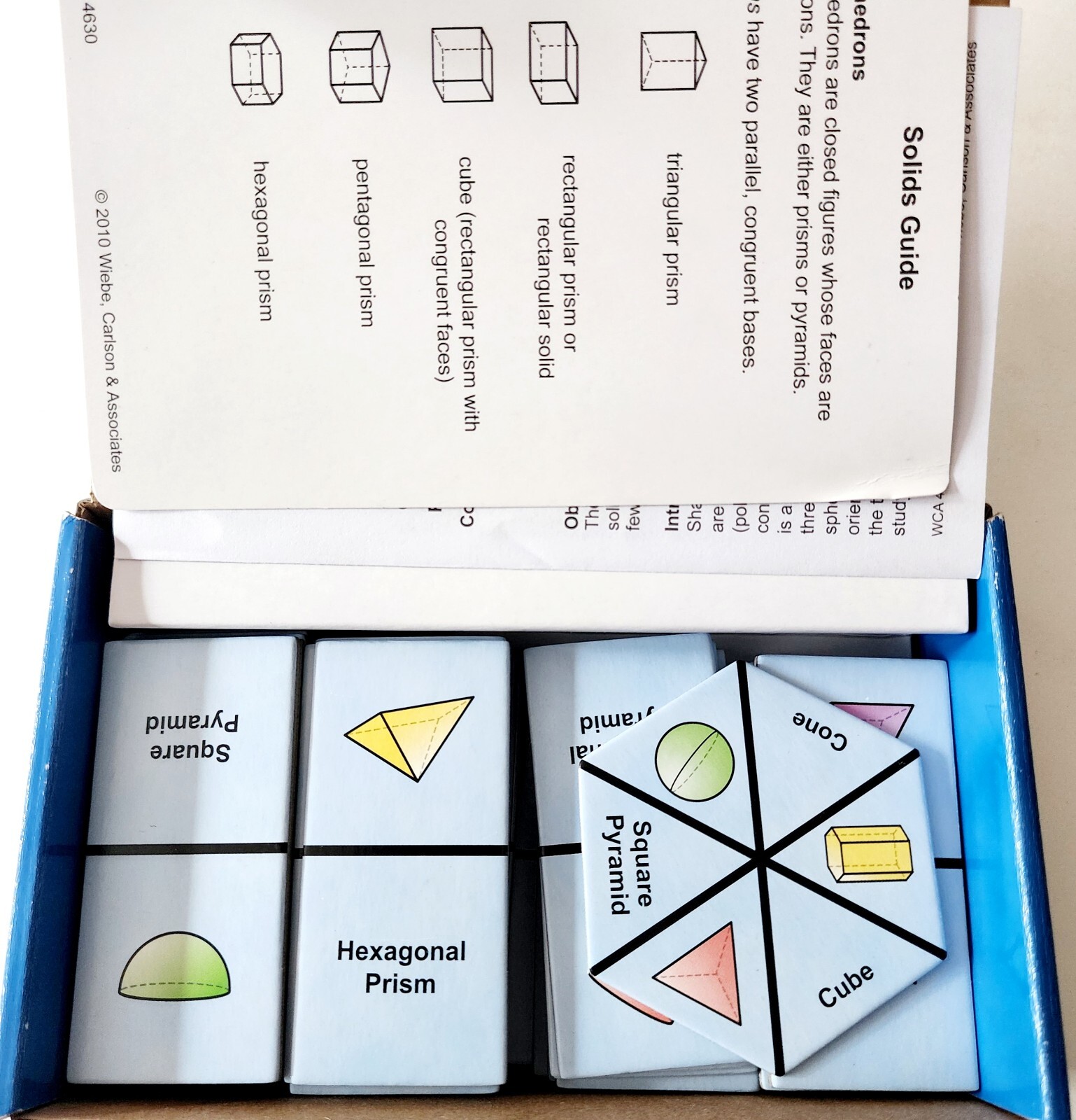 Solids Savvy Mathematics Tiles Learning Elementary Education WCA E32