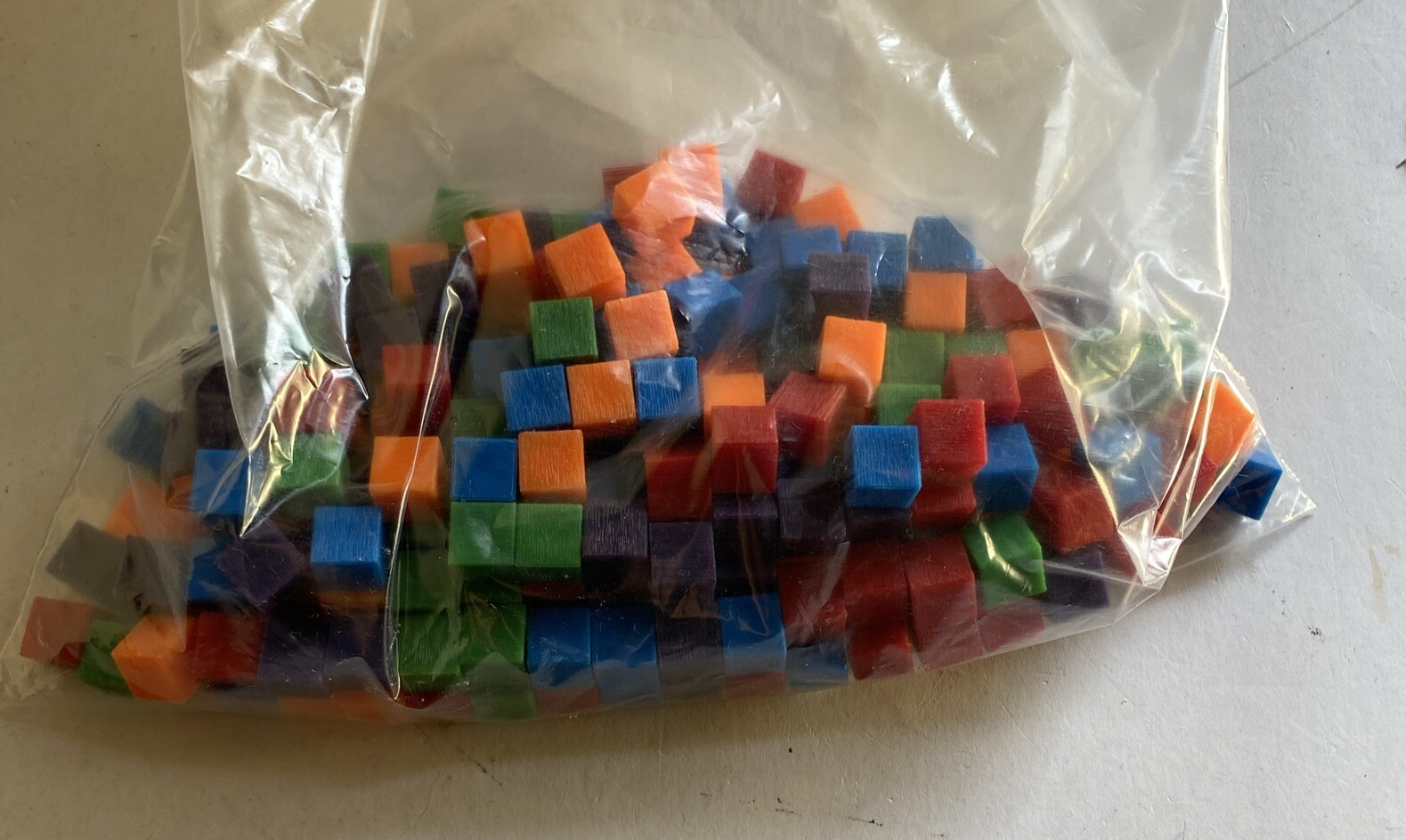 EAI EDUCATION bag of 1cm colored cubes elementary school