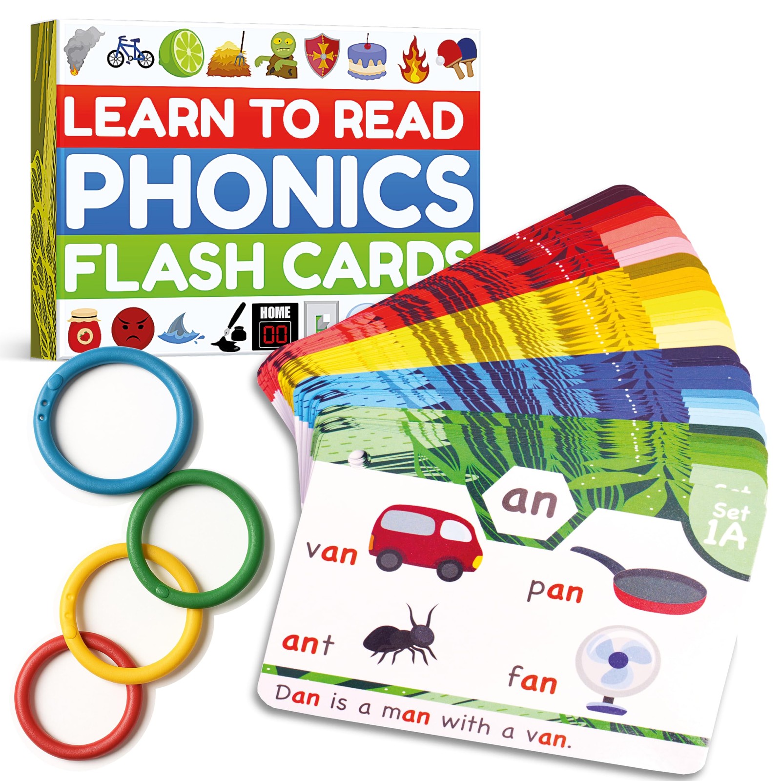 Bambino Tree Phonics Flash Cards – Learn to Read Ages 4-8