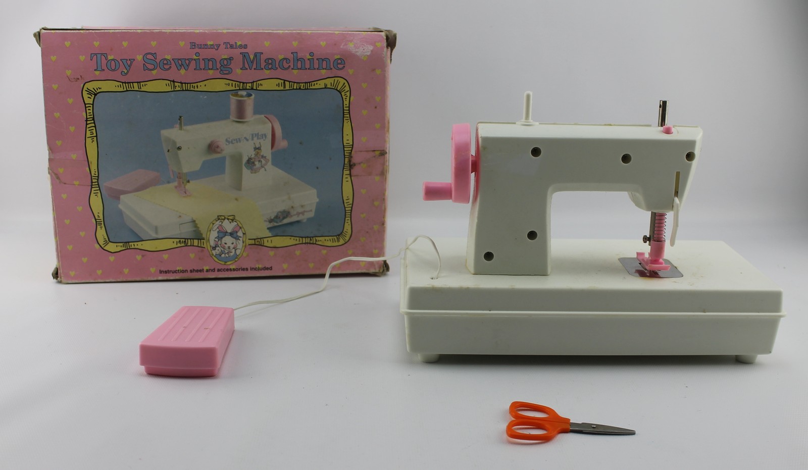 Bunny Tales Toy Sewing Machine Battery Operated W/ Box