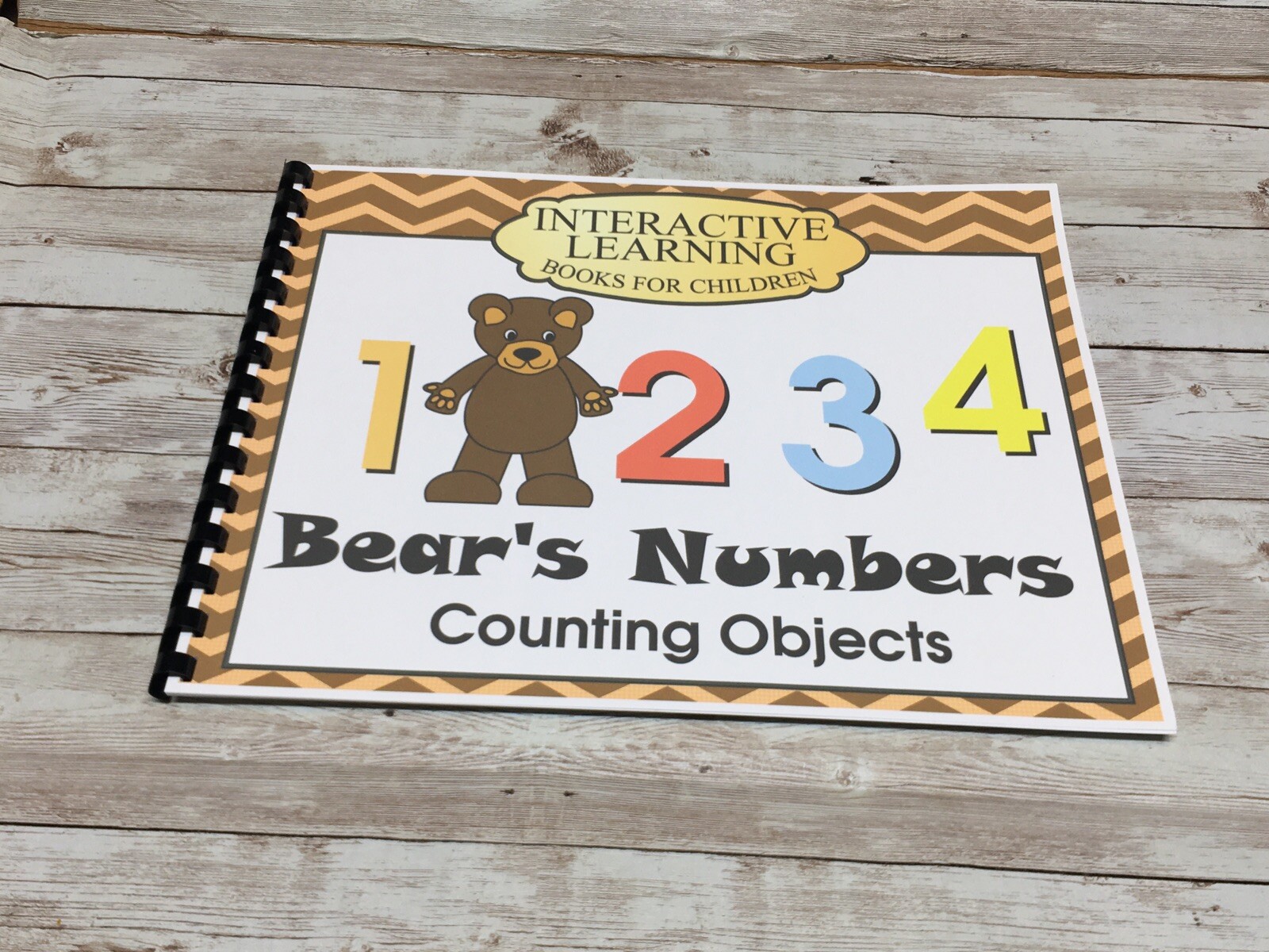 Interactive Learning Books for Children – Bear’s Counting Objects