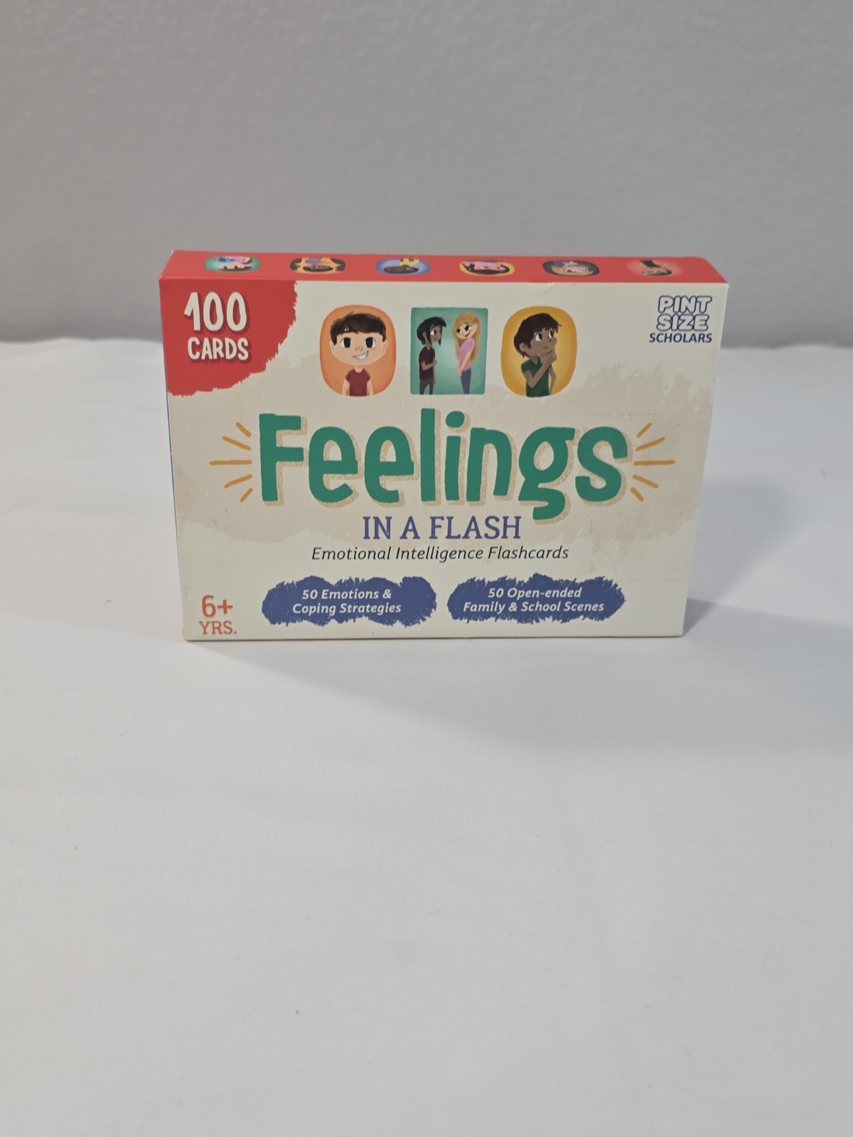 Feelings in a flash Emotional Intelligence Game 50 Scenario & Reaction Cards