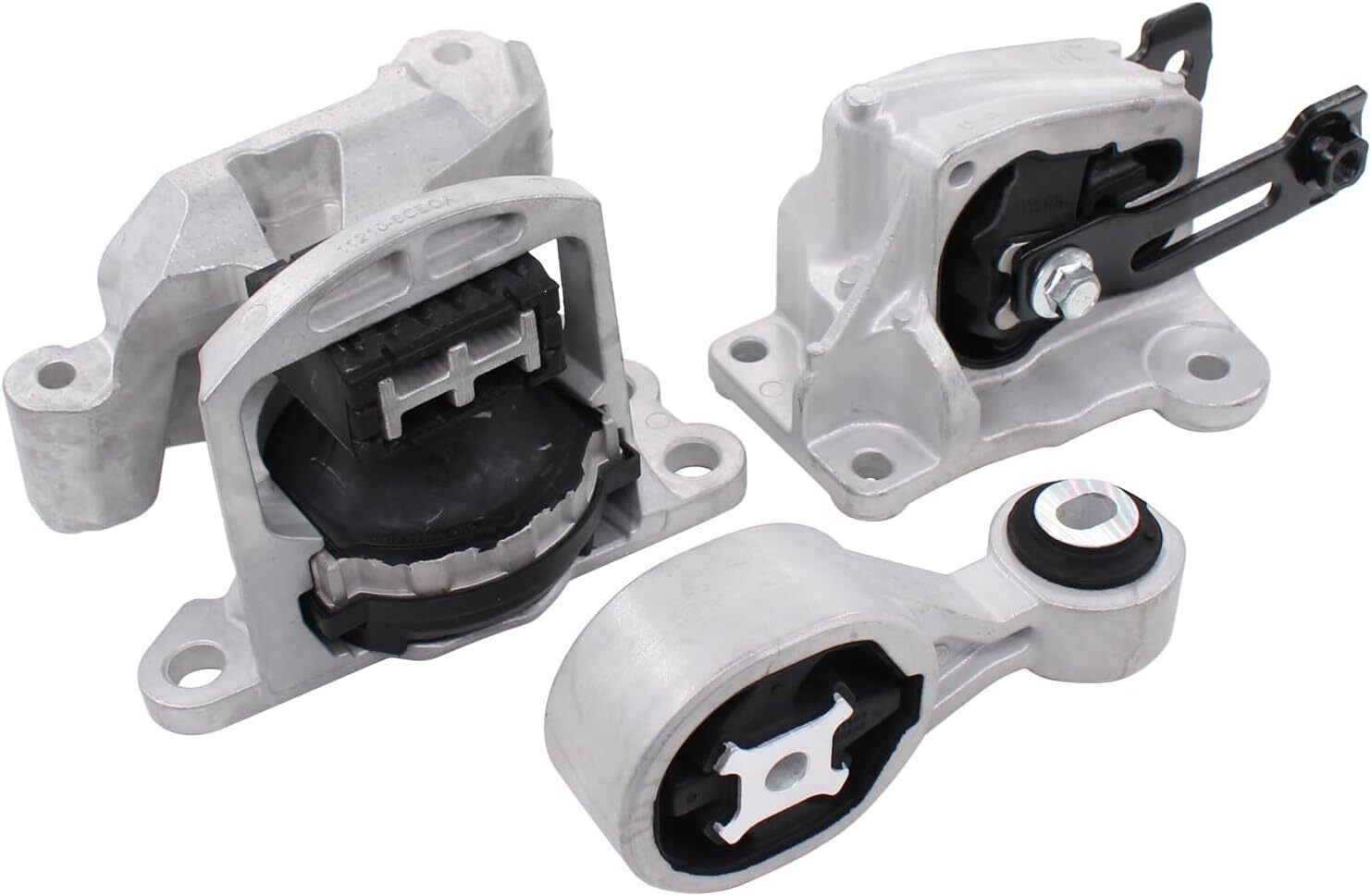 ApplianPar Rear Right Engine Mount and Lower Upper Torque Strut Mount Kit for