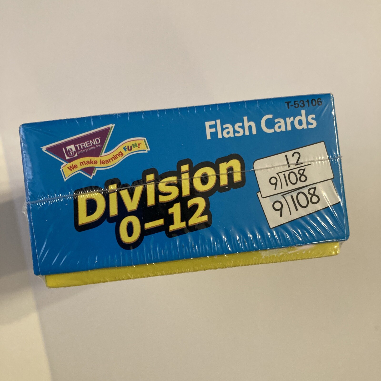 Trend Division Math Flash Cards, Set of 91