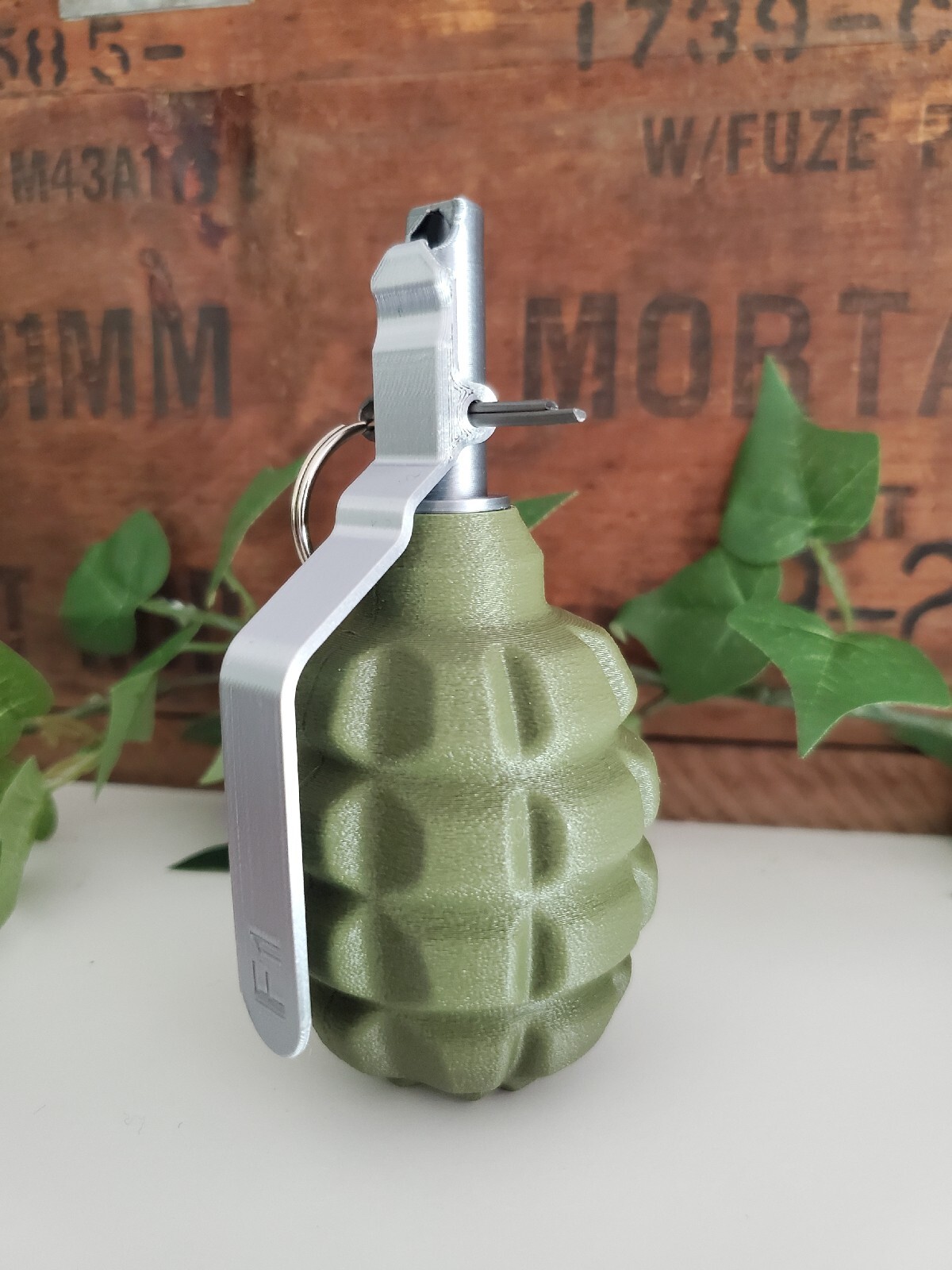 DUMMY Soviet F1 WW2 Era Frag Grenade – Accurate Size Plastic Replica