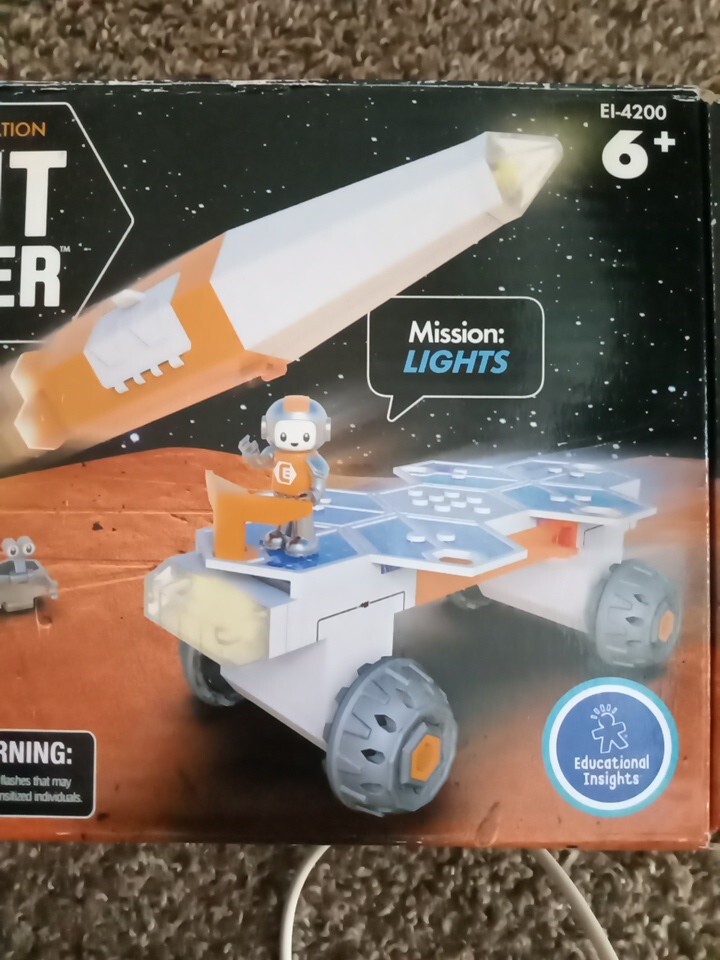 Circuit Explorer Rocket Ship Space Toy, Building Set, STEM Toys, Christmas NOB
