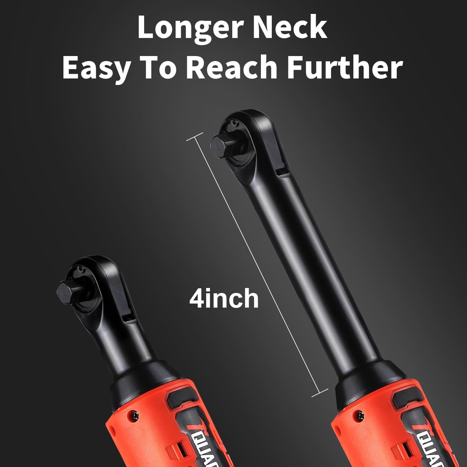 3/8″ Cordless Electric Ratchet Wrench Set, 18V Power Ratchet Tool Kit