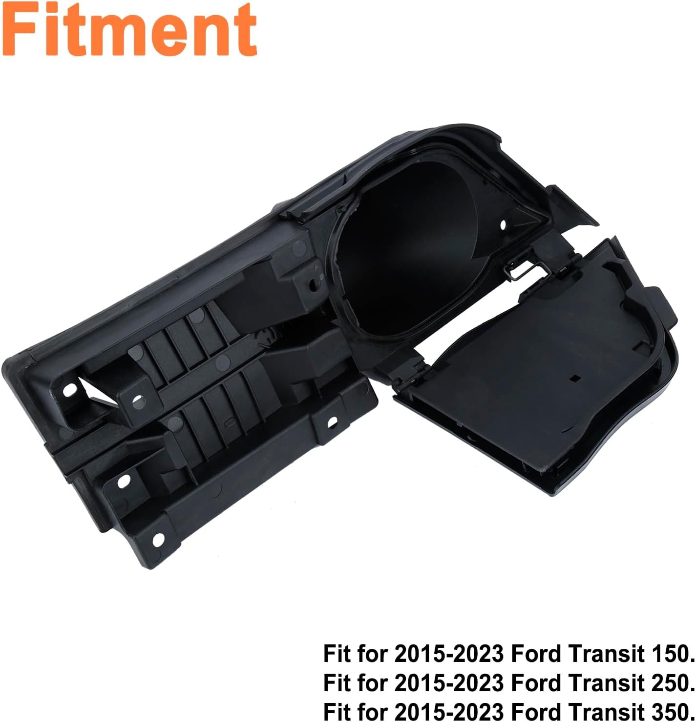 Fuel GAS Filler Pocket Housing Hinge Door Kit(Fuel Filler Housing & Black Cov…