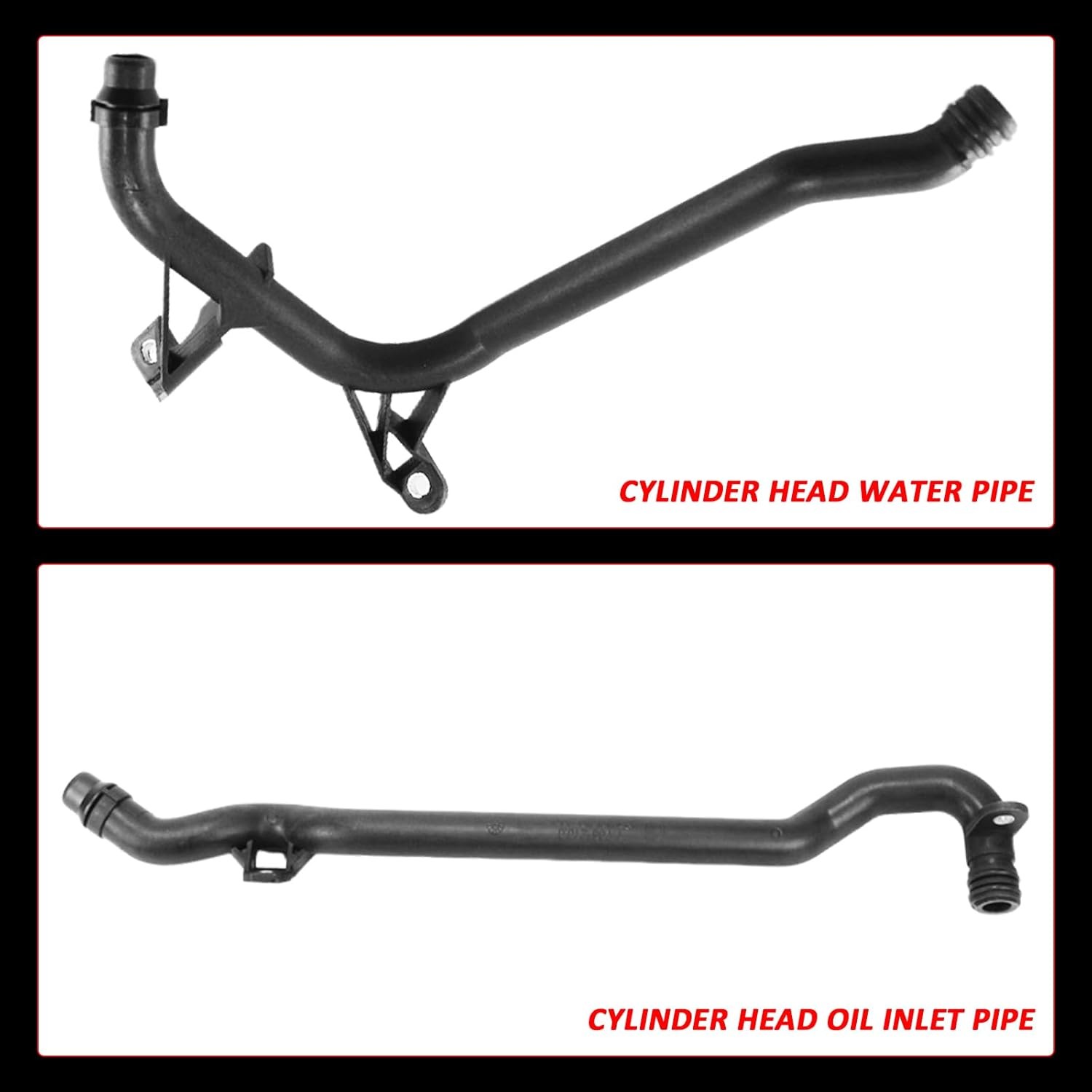 2 PCS Engine Coolant Pipe 2000-2006 For BMW E36 E39 E46 E85 320i 323i 325i 328i