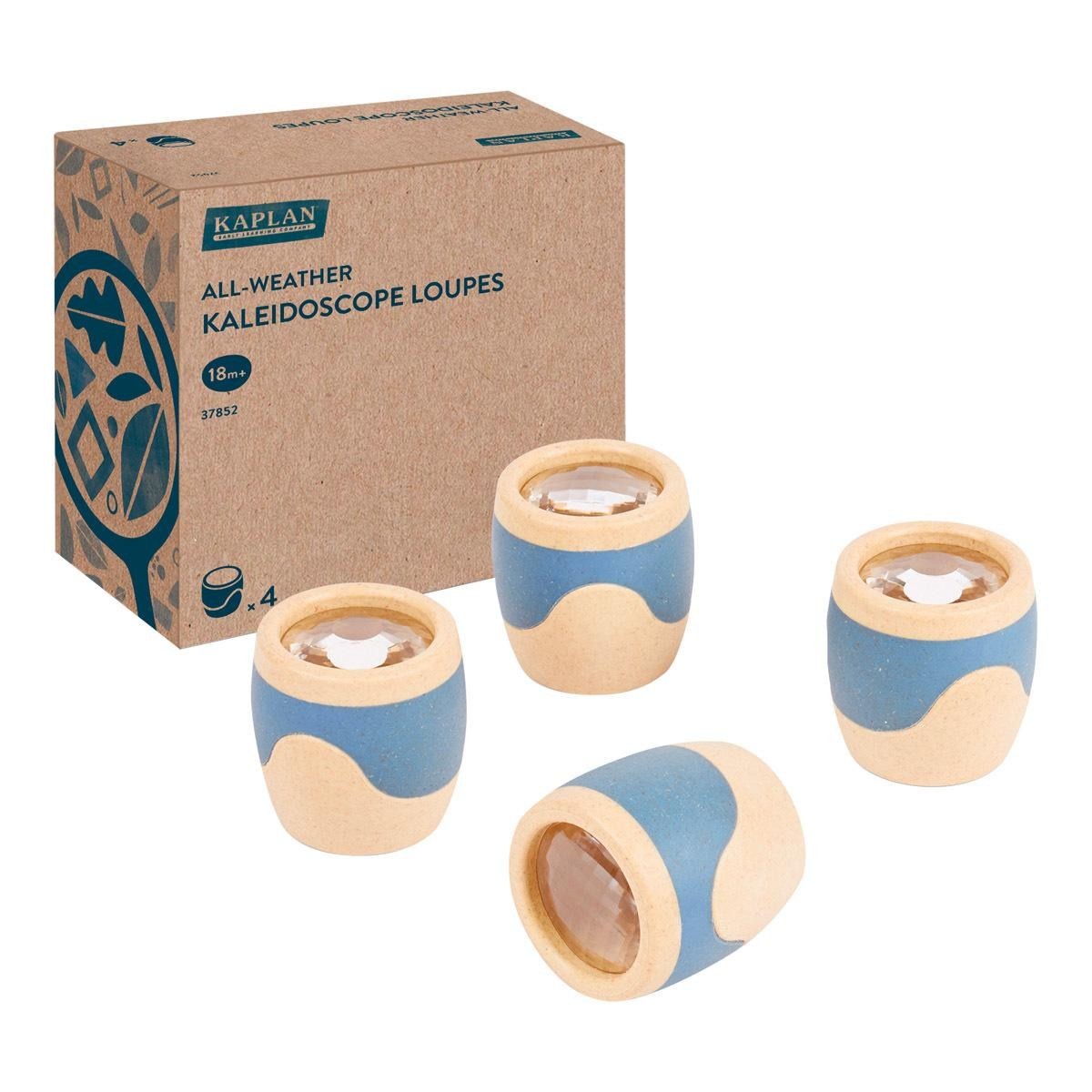 Kaplan Early Learning All-Weather Kaleidoscope Loupes – Set of 4