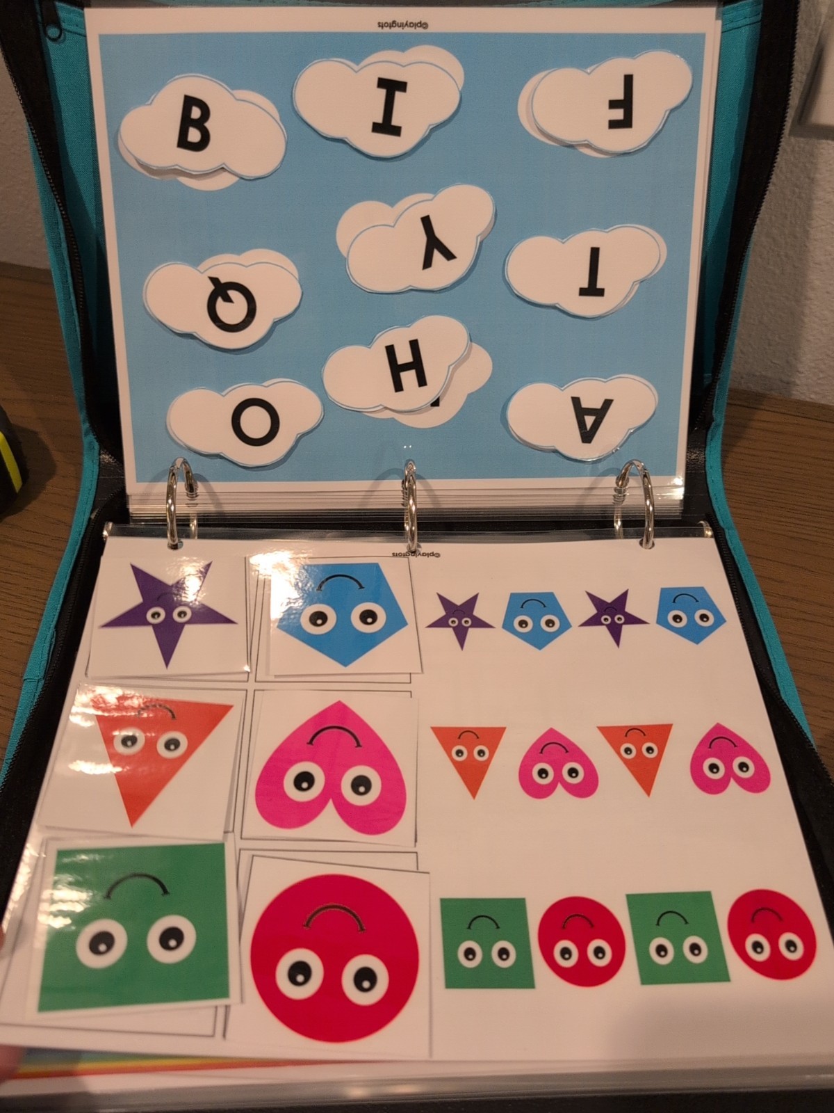 Playing Tots Playful Patterns Shapes Design Homeschool Activity Set For Toddlers