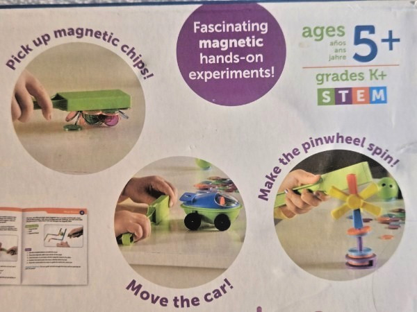 Learning Resources STEM Explorers Magnetworks 46-Piece Set – Ages 5+ Physics Kit