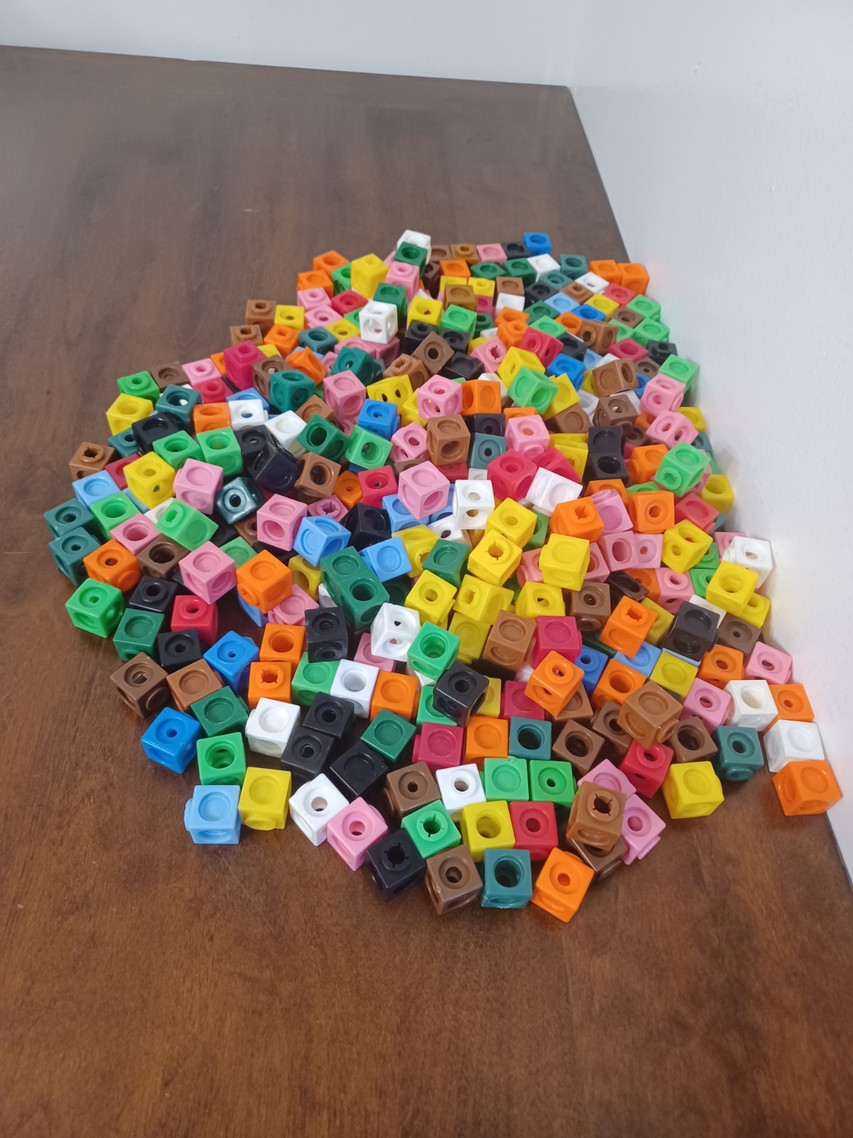 MATHLINK CUBES INTERLOCKING EDUCATIONAL MATH FOR COUNTING, SORTING,PATTERN, OVER