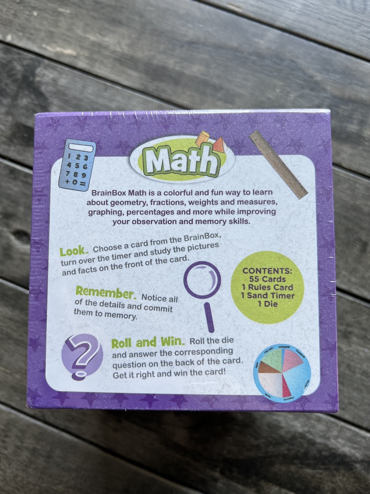 Mindware Brain Box Math age 8+ NEW FACTORY SEALED homeschool education kids gift