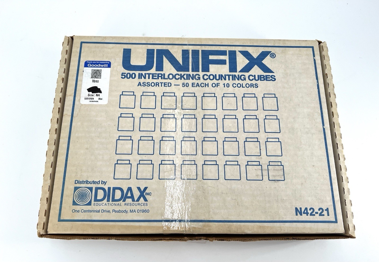 Unifix Cubes 500ct- interlocking counting cubes