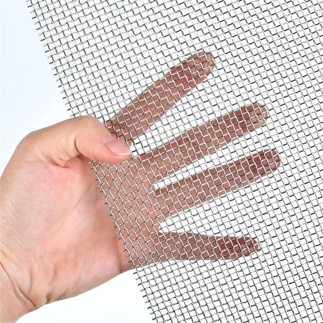 4 Pack 5 Stainless Steel Mesh, 12×8 Inch Wire Mesh Sheets for DIY Projects.