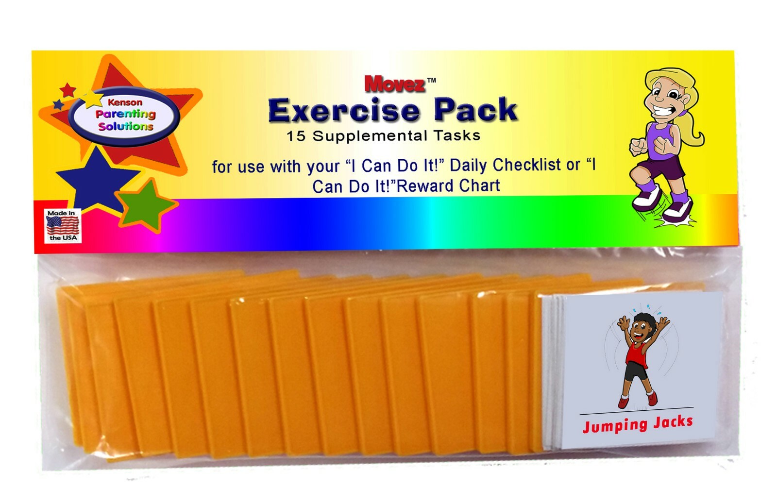 I Can Do It reward chart and My Daily Checklist Supplemental Exercise Pack 15