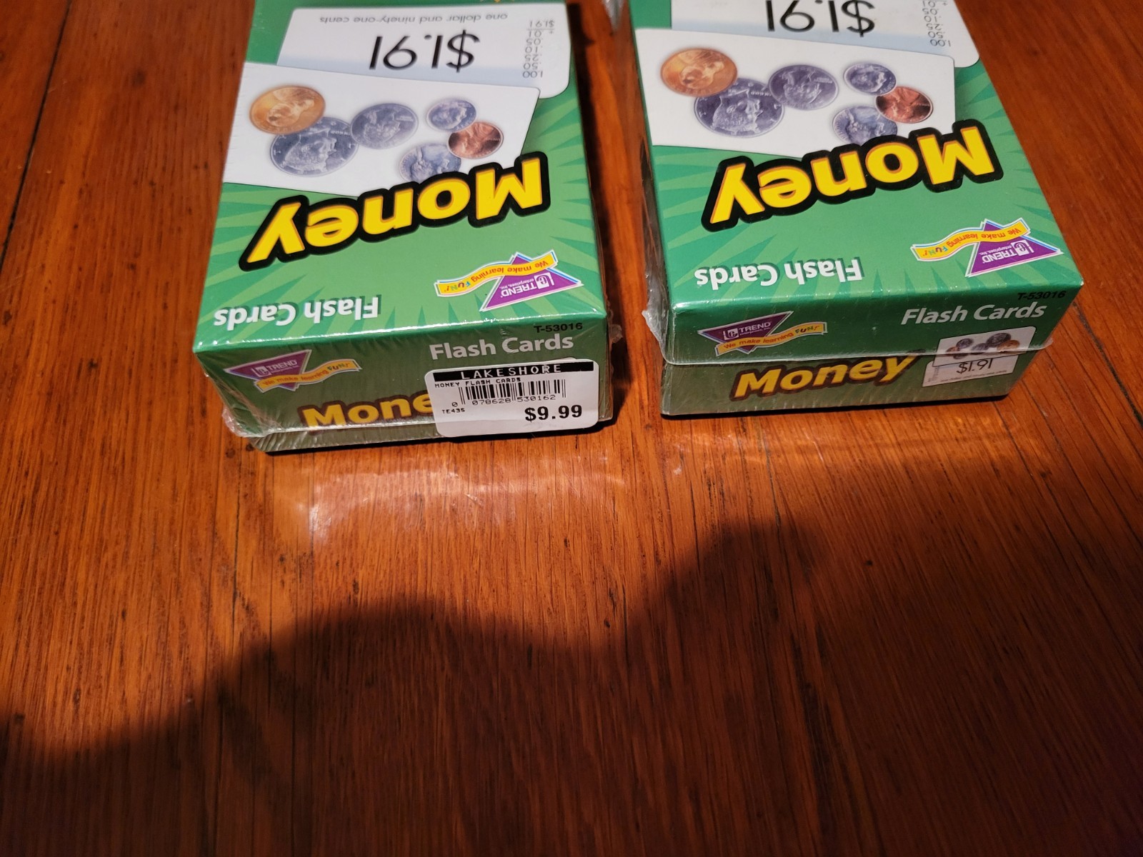 Trend Enterprises – Lot Of (2x) New Sealed Educational Money Flash Cards (NISB)