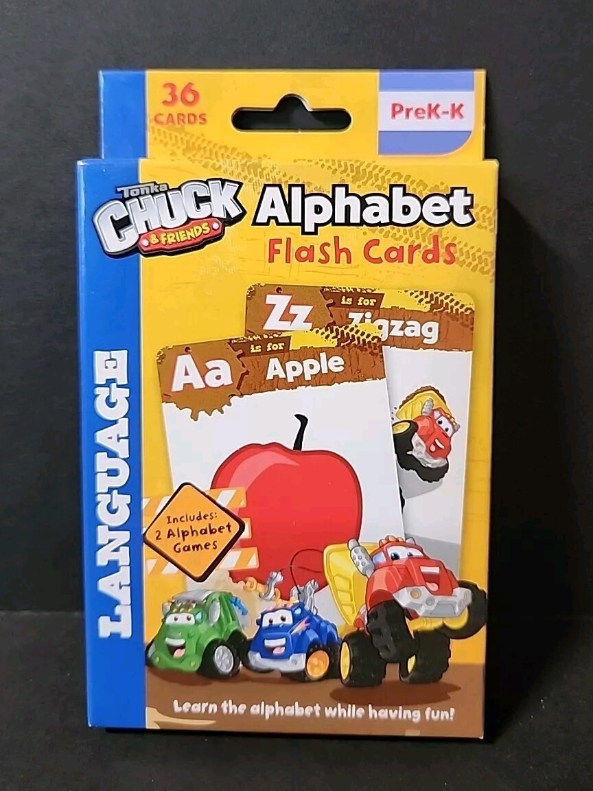 Tonka Chuck & Friends: Alphabet / Numbers Learning Flash Cards PreK-K