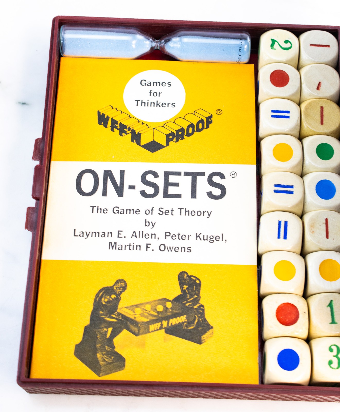 ON-SETS Logic Game WFF N Proof Travel Set Theory Educational Toy