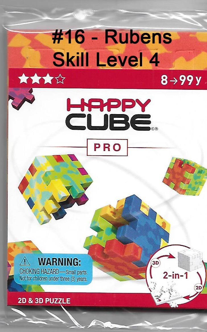 Happy Cube Puzzle Brain Teaser Cube Puzzle 3D Foam Puzzle – 6 styles available
