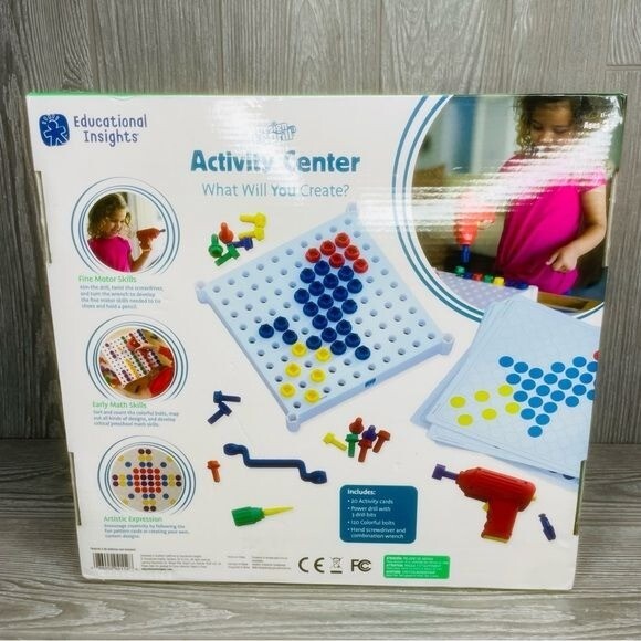 Nwt Educational Insights Design & Drill Activity Center pretend play toy game