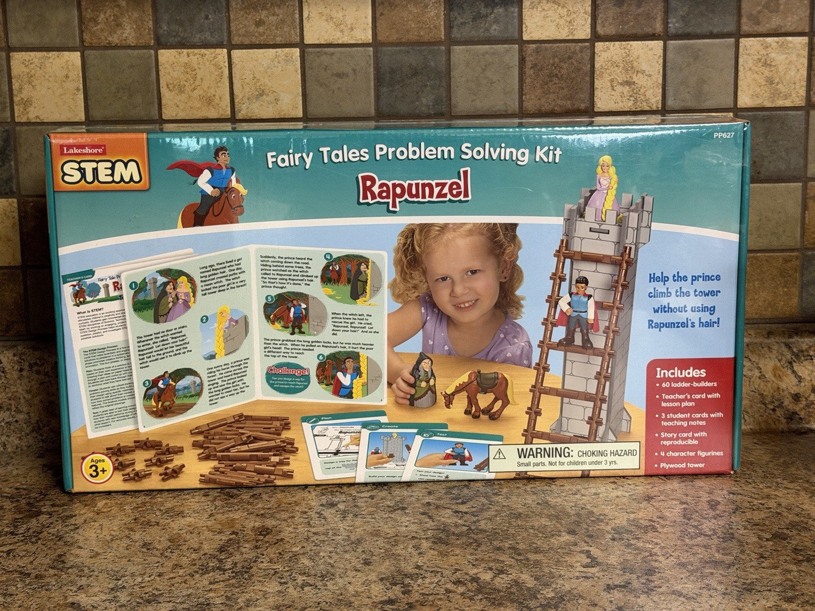 Lakeshore STEM Fairy Tales Problem Solving Kit – Rapunzel ~ New Sealed ~