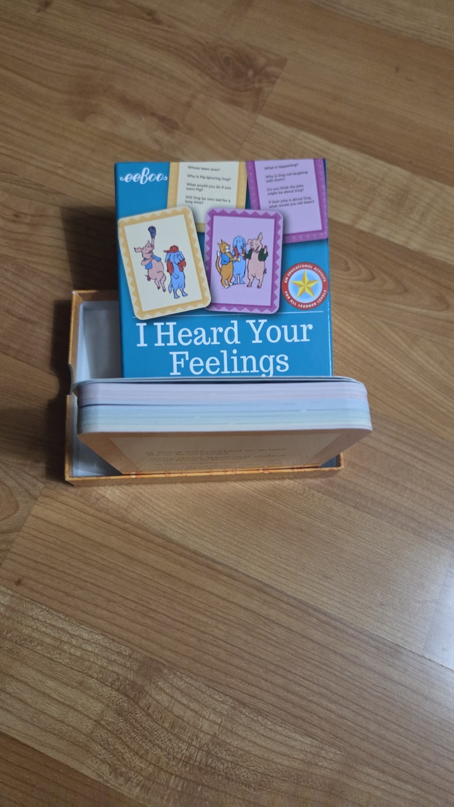 Eeboo Emotional & Social Literacy Conversation Cards For Kids Illustrated