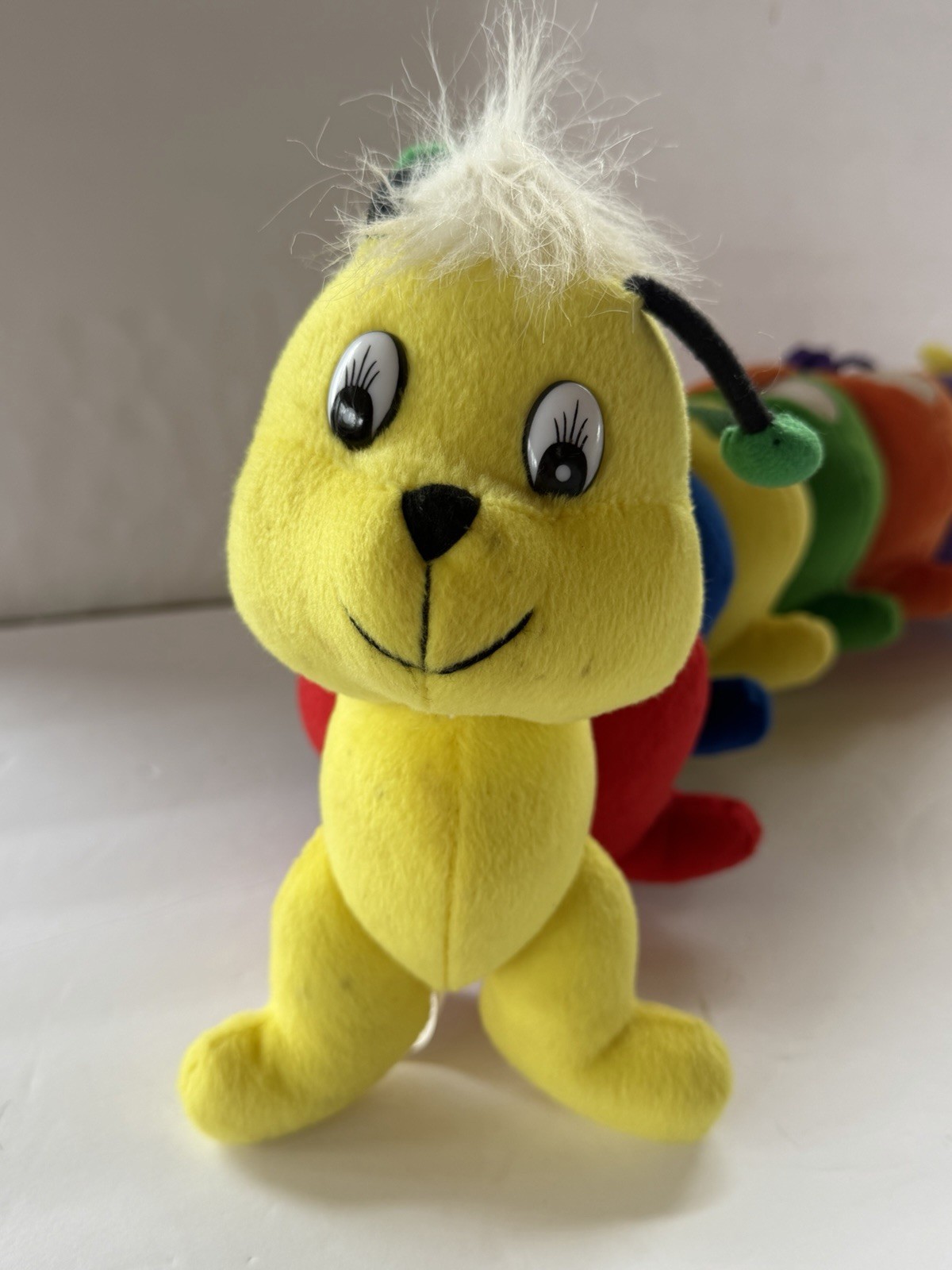 21″ Caterpillar Dress-A-Pillar Plush Learning Toy Button Zip Snap Discovery Toys